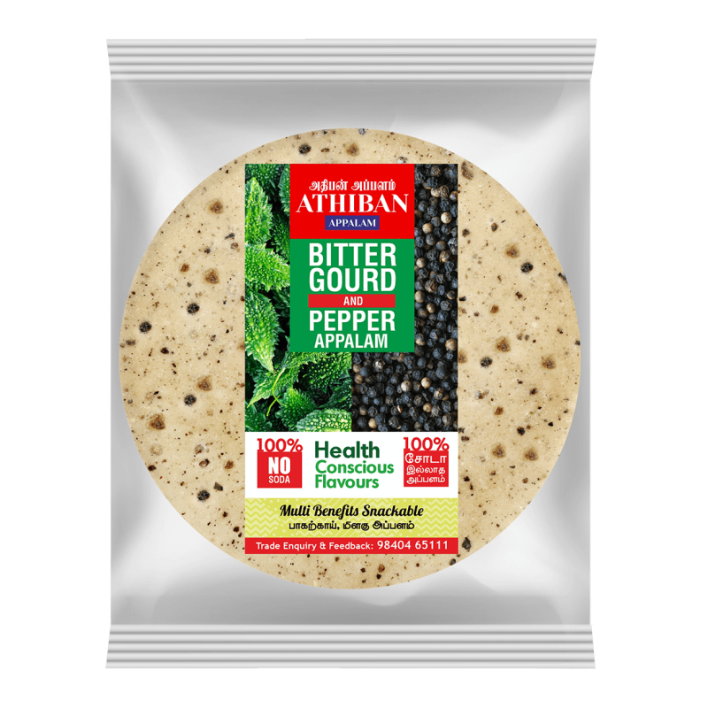 BITTER GOURD PEPPER APPALAM 90gm