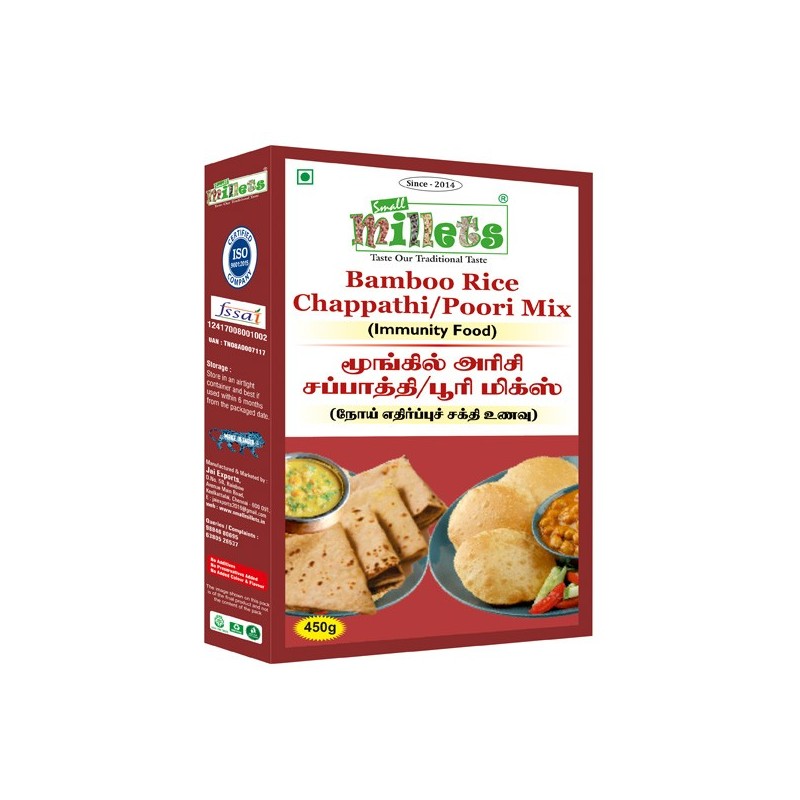 BAMBOO RICE CHAPPATHI & POORI MIX 450 gm