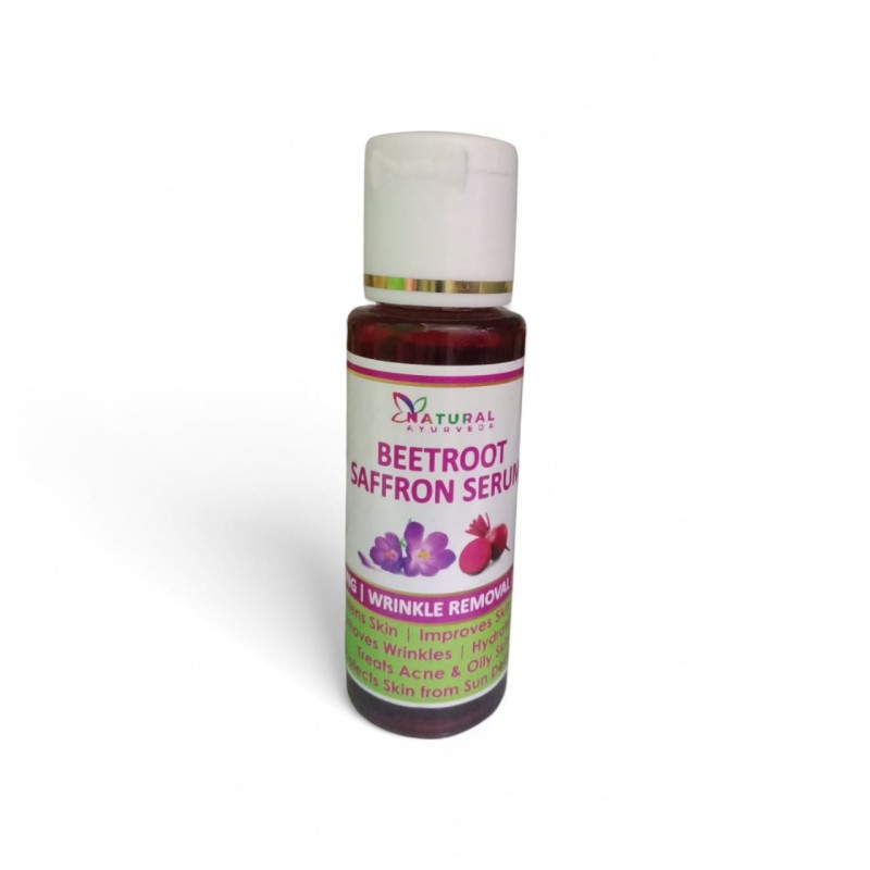 NATURAL AYURVEDA BEETROOT SAFRON SERUM 30 ML