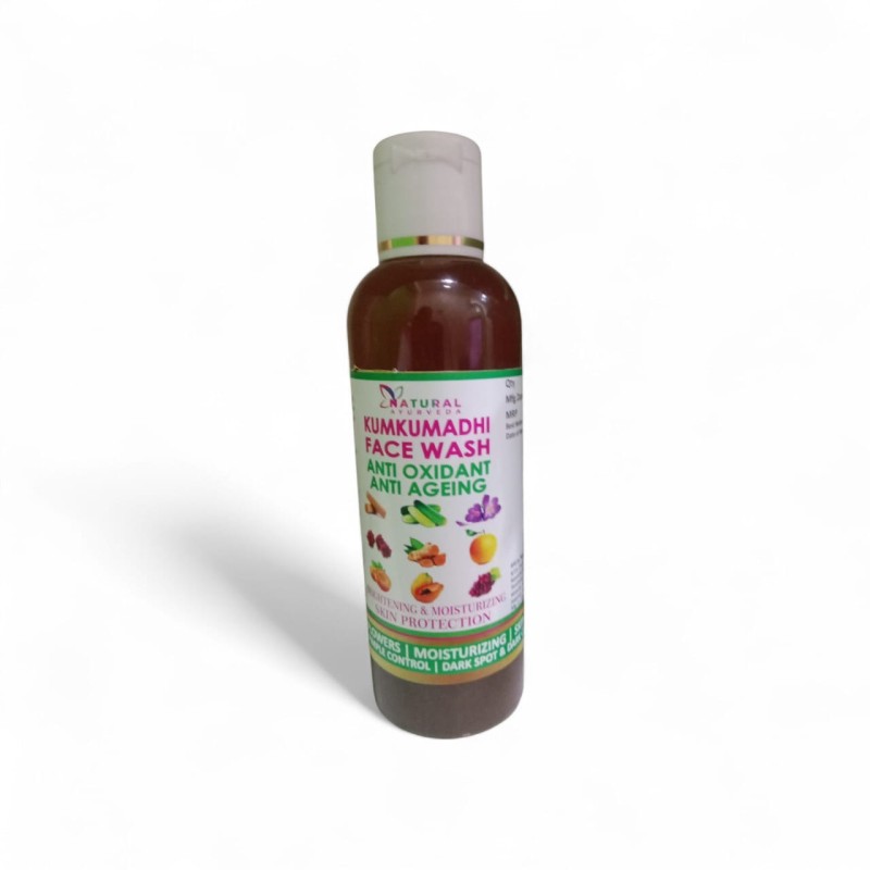 NATURAL AYURVEDA KUMKUMADHI FACE WASH 100 ML