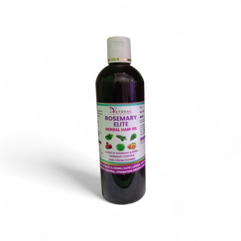 NATURAL AYURVEDA ROSEMARY ELITE HAIR OIL 200 ML