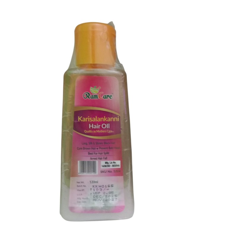 RAM CARE KARISALANKANNI HAIR OIL  120 ML