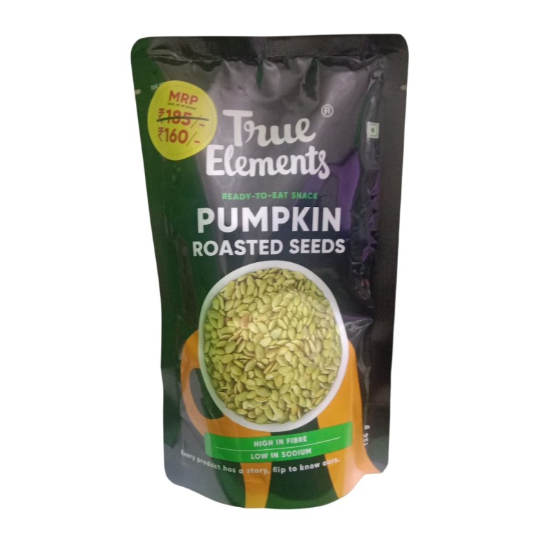 TRUE ELEMENTS PUMPKIN ROASTED SEEDS 125 G