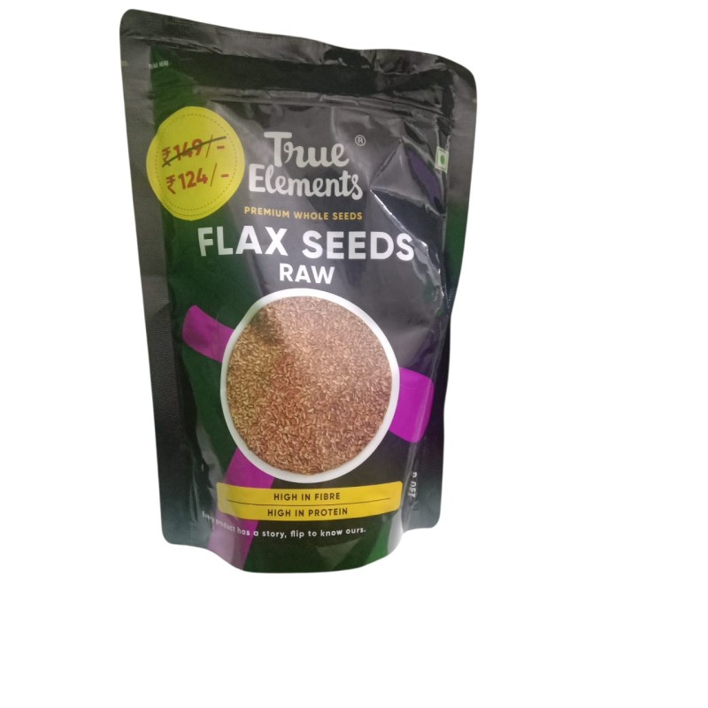 TRUE ELEMENTS FLAX SEEDS RAW 250 G